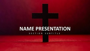 Free Journey of Faith Keynote Template for Religious Presentation