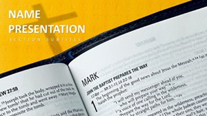 Biblical Teaching Keynote Template for Religious Presentation