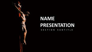 Jesus Cross Keynote Presentation Template - Download