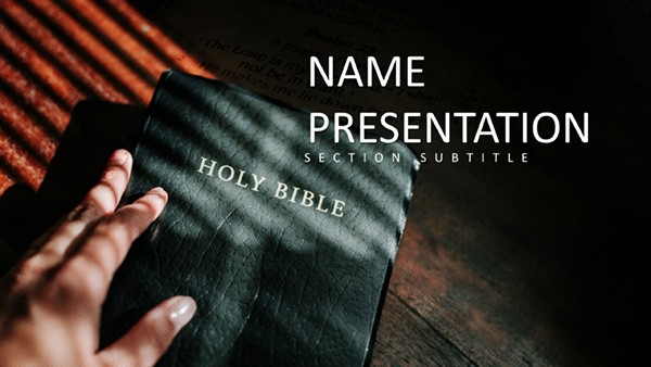 Word of God Keynote Template for Religious Presentation