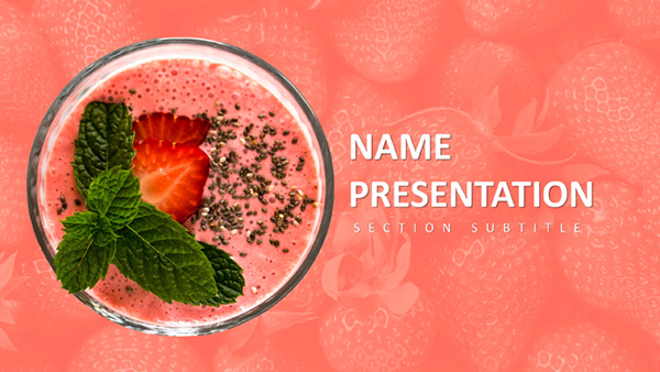 Berry Keynote Template for Healthy Eating Presentations