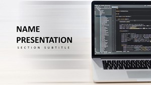 Software Project Keynote Template - Download Design