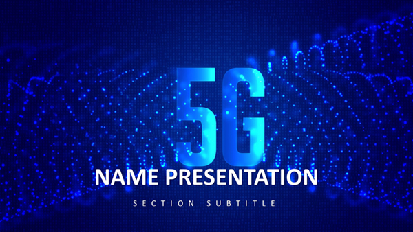 5G Technology Keynote Template, Free Download