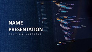 Software Development Keynote Template: Code Your Success Story