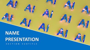Dynamic AI Keynote Presentation Template with Diagrams