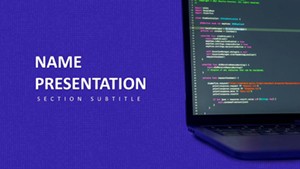 Computer Programming Keynote Presentation Template with Diagrams