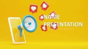 Social Media Marketing Keynote Presentation Template  - Download