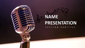 Recorder Voice Keynote Presentation Template  - Download