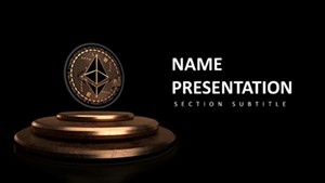 Ethereum Cryptocurrency and Blockchain Keynote Template: Decode the Future