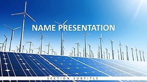 Eco-Friendly Energy: Solar and Wind Power Template for Keynote Presentations