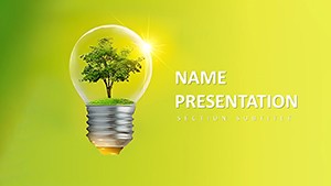 Illuminating Ideas: Power of Innovation Template for Keynote Presentations