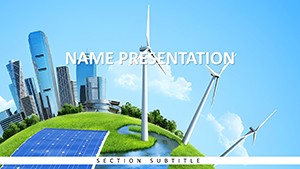 Investing in Renewable Energy Template for Keynote Presentations