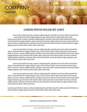 IT Code Letterhead Template - Download