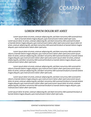 Color Analysis Letterhead Template