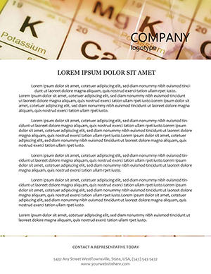Study chemistry Letterhead Template