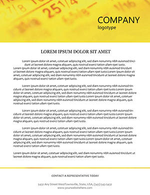 Online Stock Trading Letterhead Template