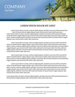 Sea Resorts Letterhead Template