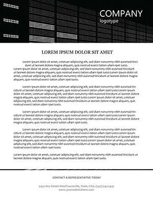 Recording studio Letterhead Template
