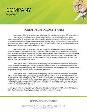 Real estate property Letterhead Template