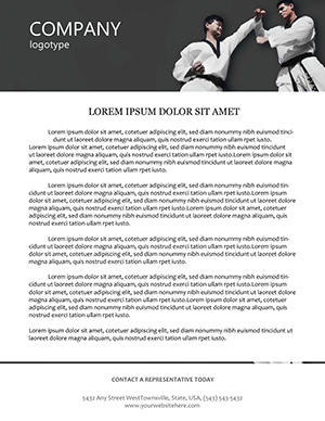 Styles of Karate Letterhead Template