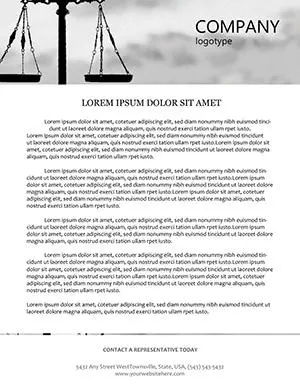 Professional Violation of Law Letterhead Template | Download