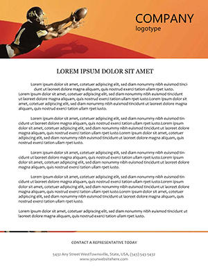 Professional American football Letterhead Template