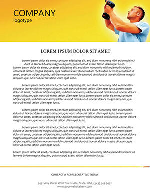 Printable Construction Tools Letterhead Template