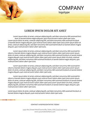 Tape Measure Letterhead Template | Design Presentation