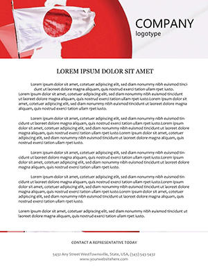 Japan country Letterhead Template