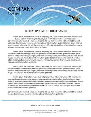 Professional Flights Letterhead Template