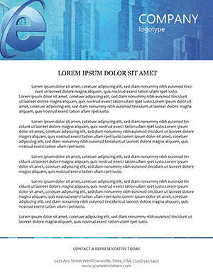 Internet in cities Letterhead Template