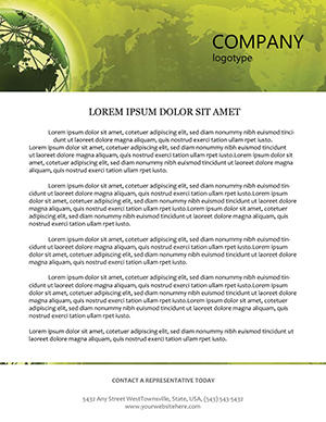 Around World Letterhead Templates