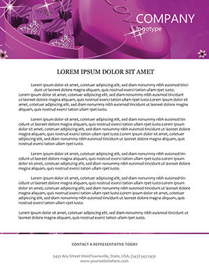 Love Valentines Day Letterhead Template