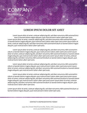 Dreams of Love Letterhead template