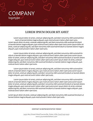 Romantic Letterhead Template - Download Design