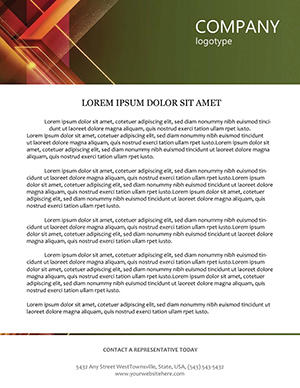 Decor Line Letterhead template