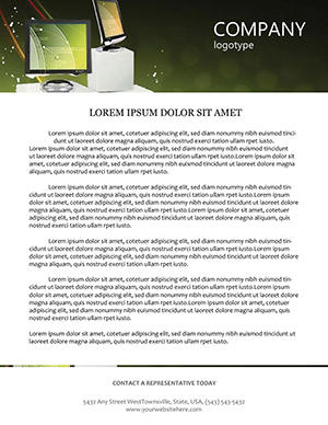 Sales Techniques Letterhead Template for Download