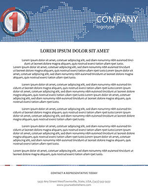 Marketing Strategy Letterhead template