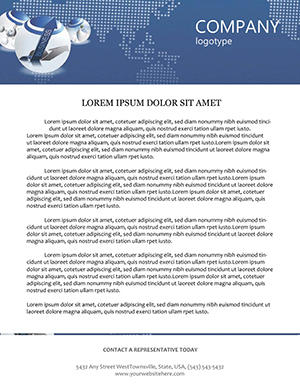 Growth of Business Letterhead template