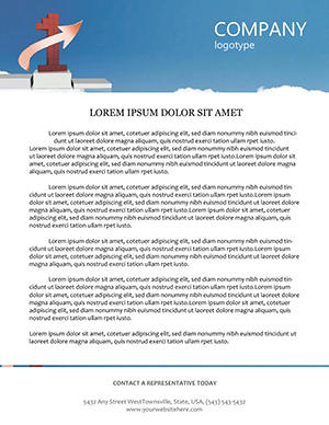 First place Letterhead template