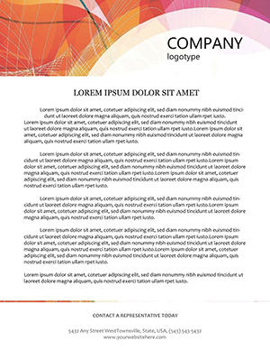Power Corrugated Letterhead template
