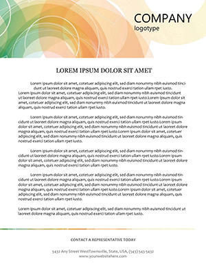 Infinity rings Letterhead template