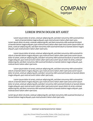 Acorns Letterhead template
