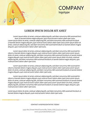 Education Lesson Plans Letterhead Template - Design