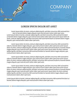 Dollar Exchange Rate Letterhead Template