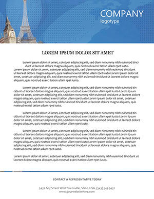 Destinations Letterheads template