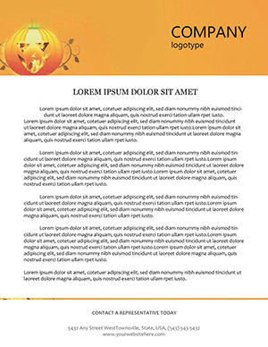 Flying Witch Letterheads template