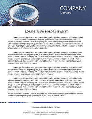 Search Engines Letterhead template