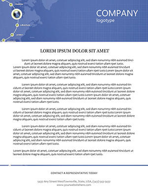 Network of Business Letterhead Template