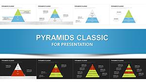 Pyramid Classic PowerPoint Charts Template - Professional Presentation Slides